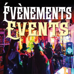 DJ Sylvio "Sly" Savoie performing at Le Moque-Tortue during the Shediac Witch Crawl